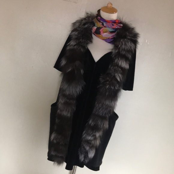 Adrienne landau fox sweater - Picture 2 of 8